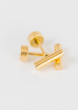 Classic Gold Bar Earrings
