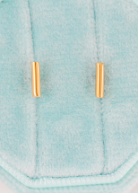 Classic Gold Bar Earrings
