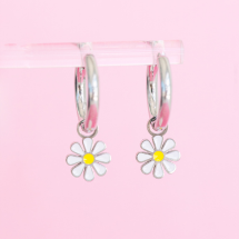 Silver Daisy Charms