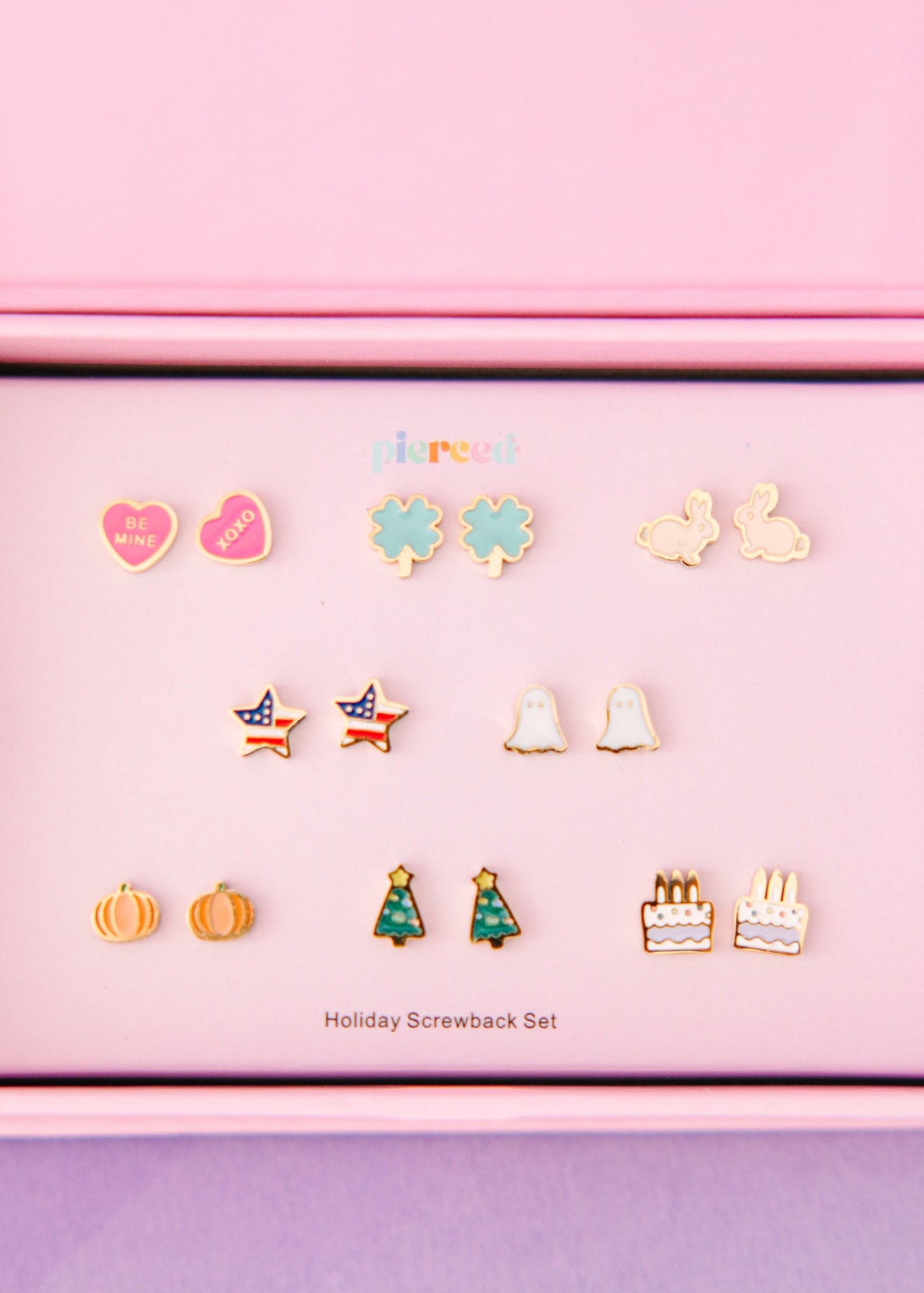 Holiday Screwback Set Front View