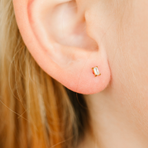 Tiny Baguette Studs