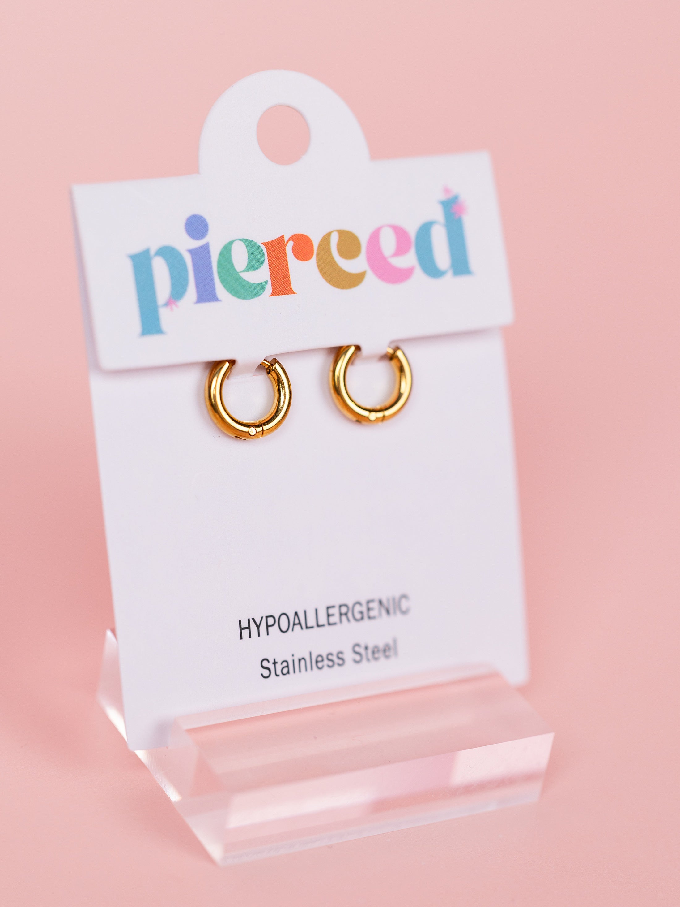 6mm Gold Huggies