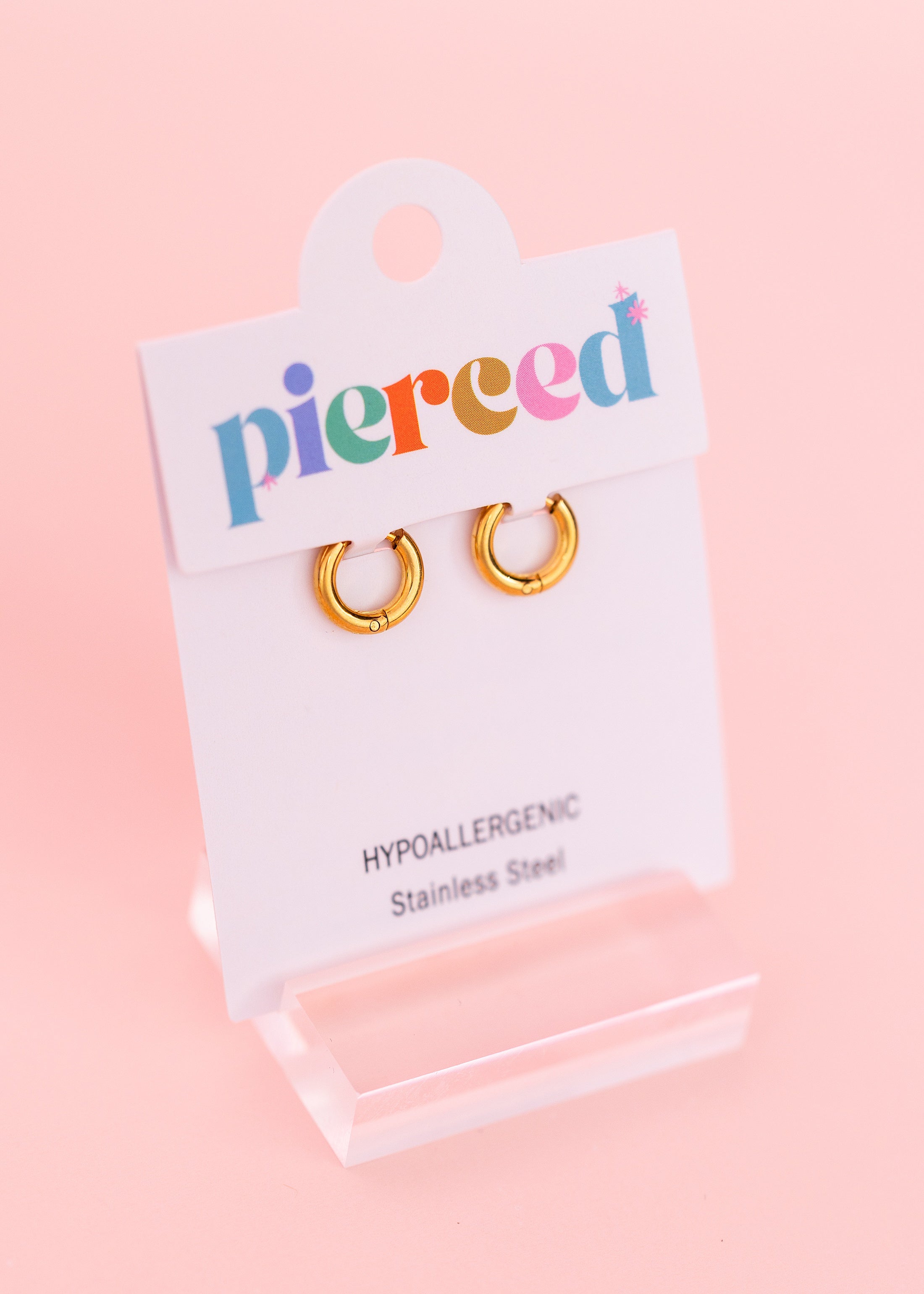 6mm Gold Huggies