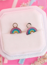 Silver Rainbow Charm