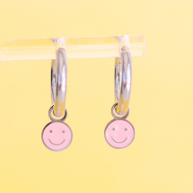 Silver Smiley Charms