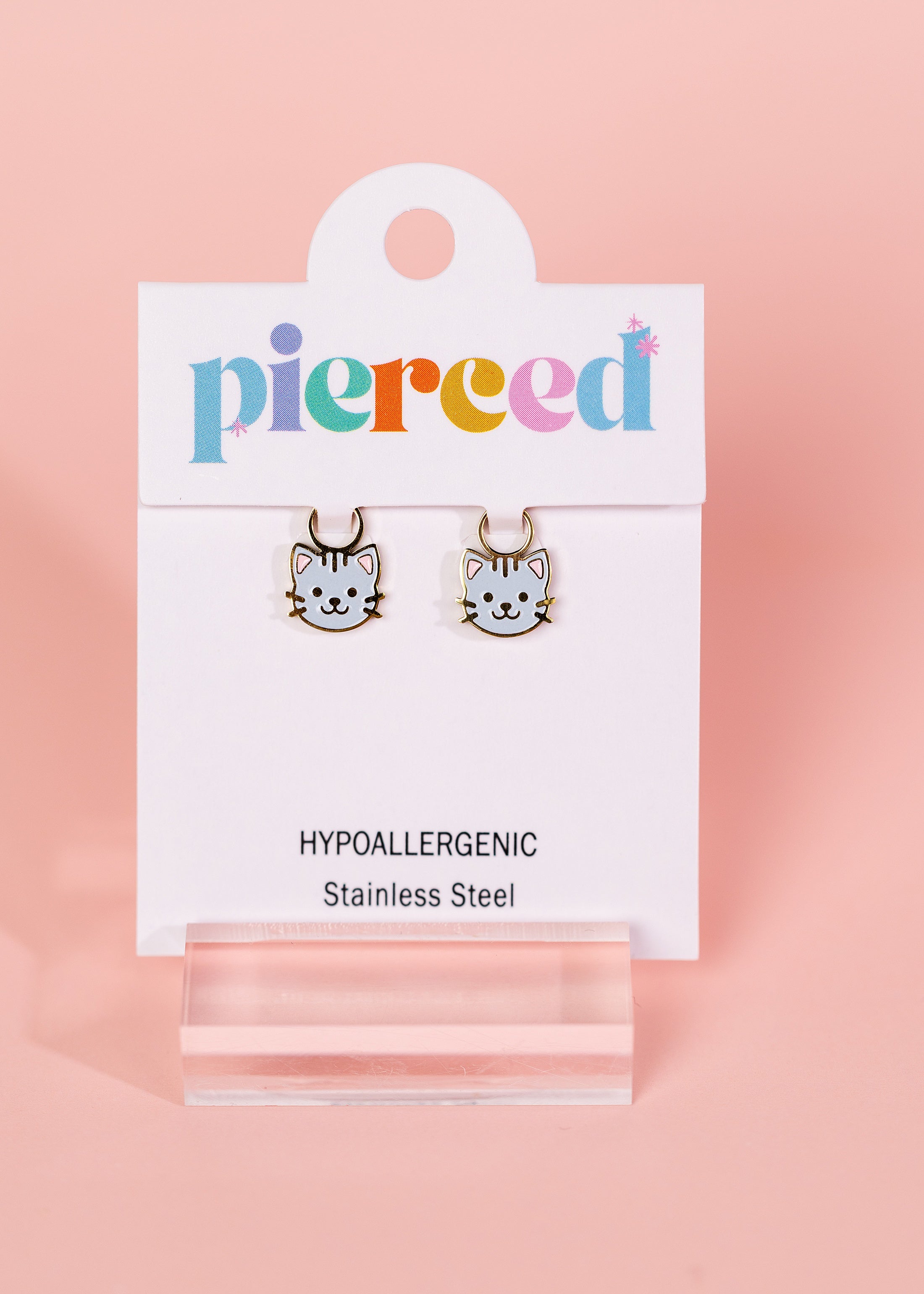 Gray Cat Charms