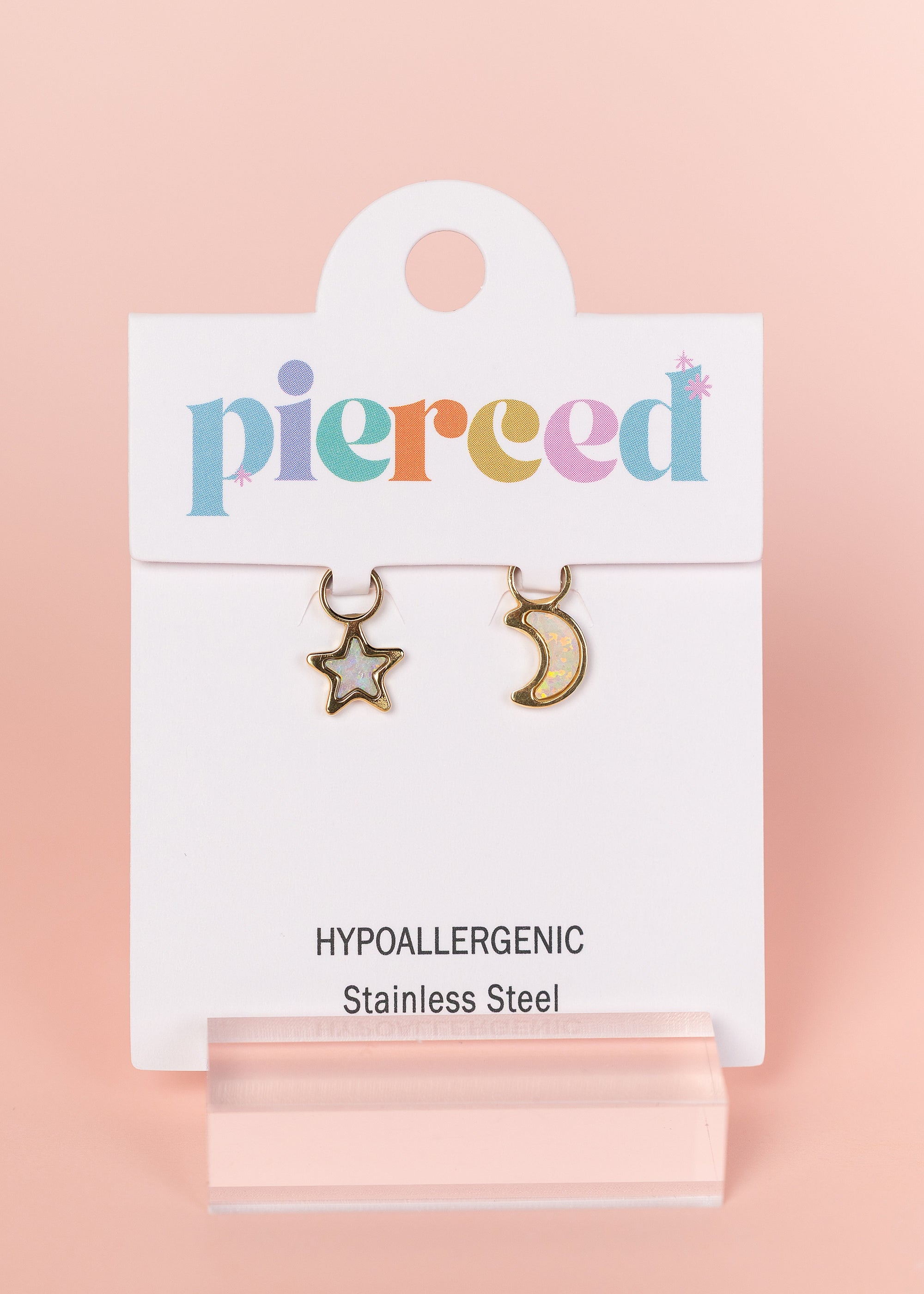 Moon/Star Opal Charms