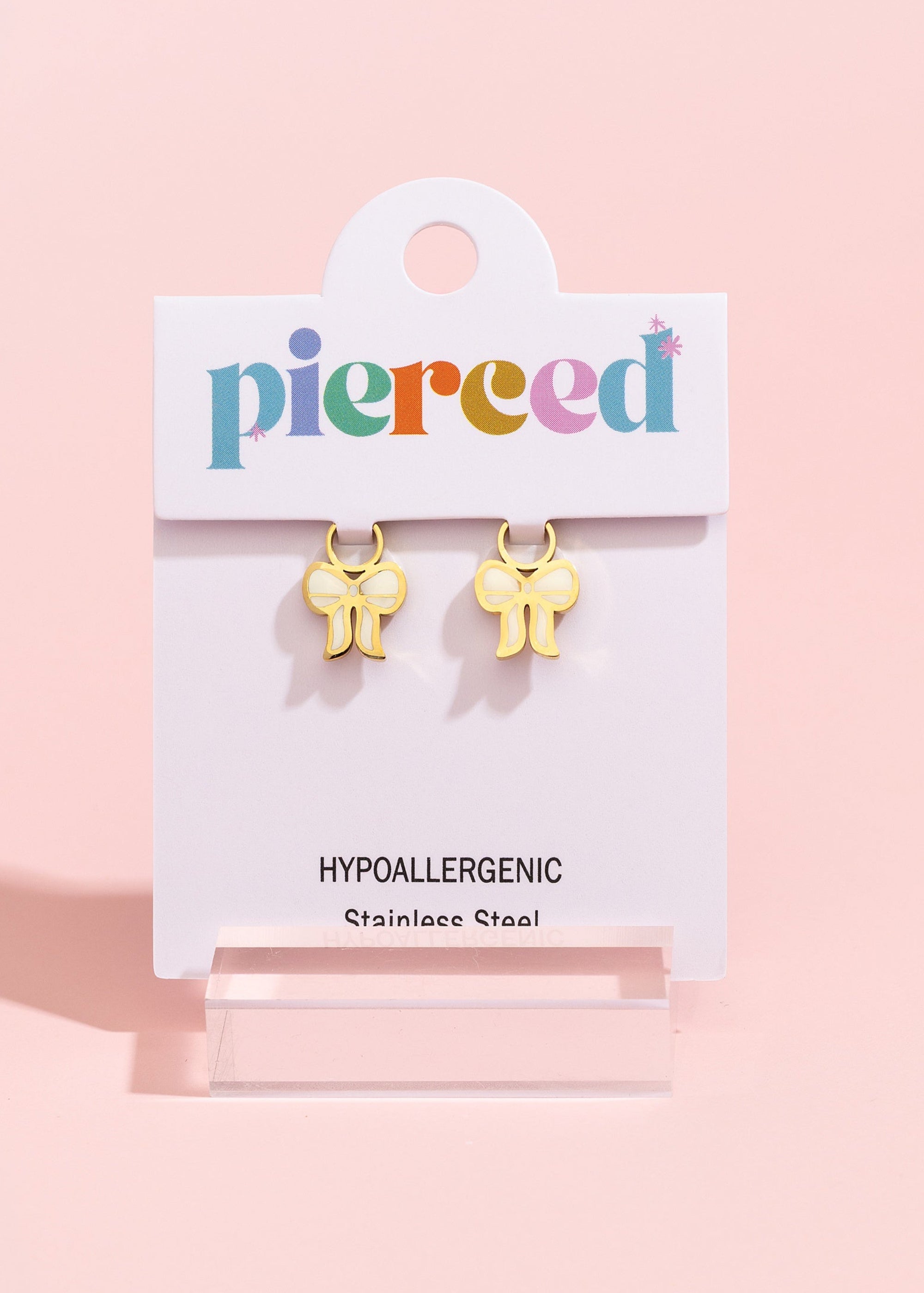 Cream Bow Charms