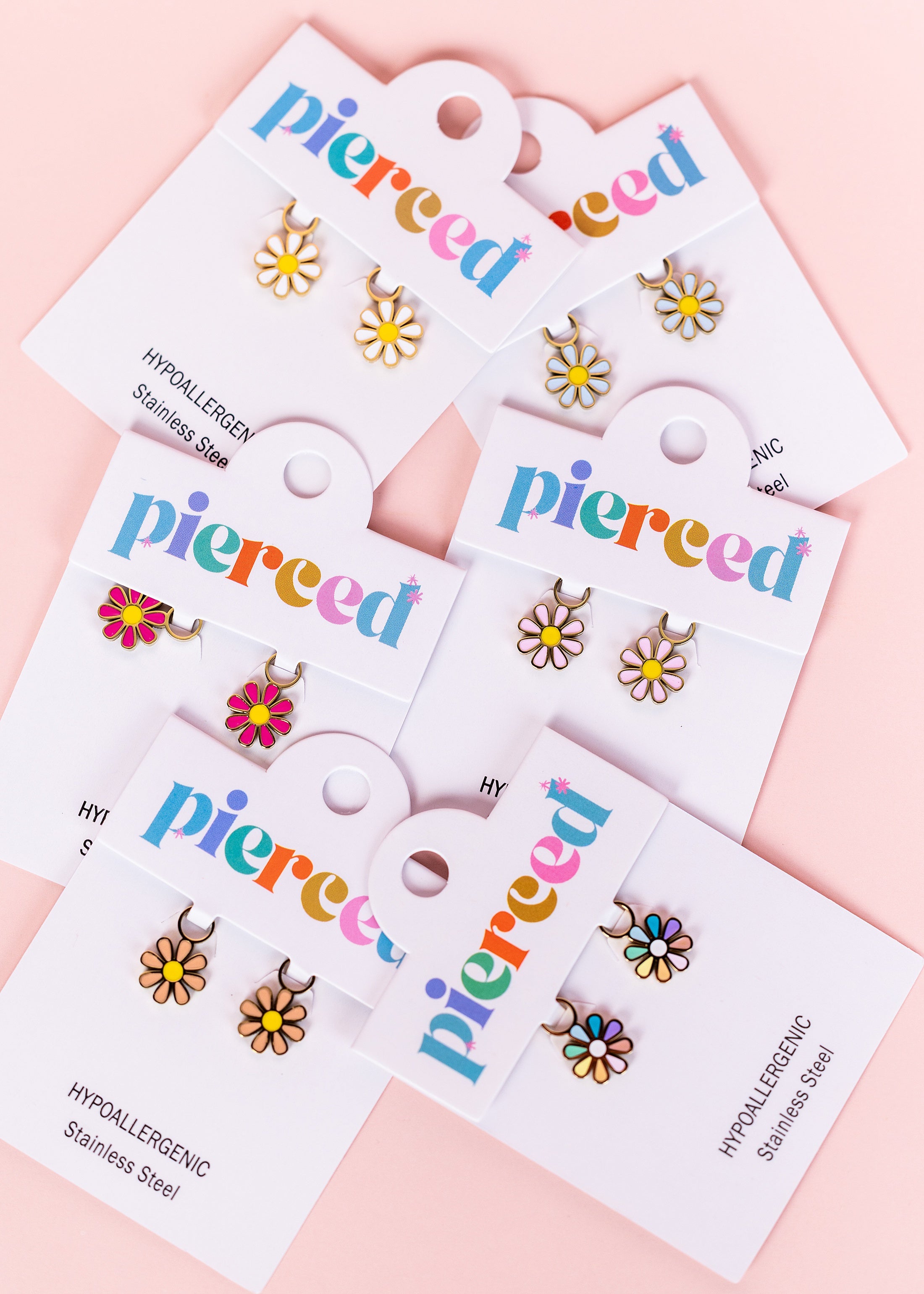 Hot Pink Daisy Charms