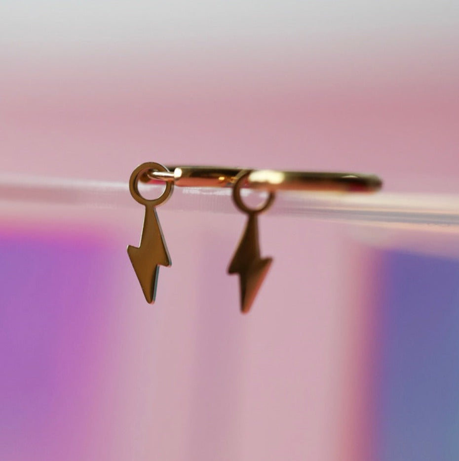 Lightning Bolt Charms