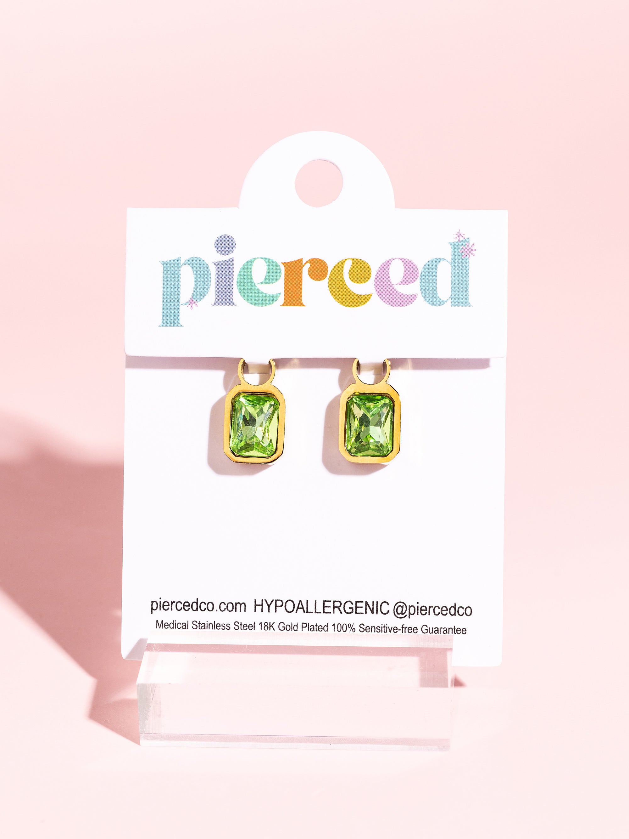 Emerald Gem Charms