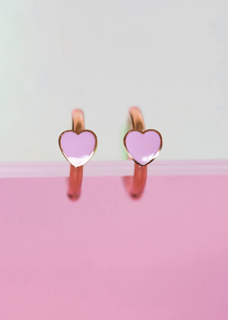 Pink Heart Huggies