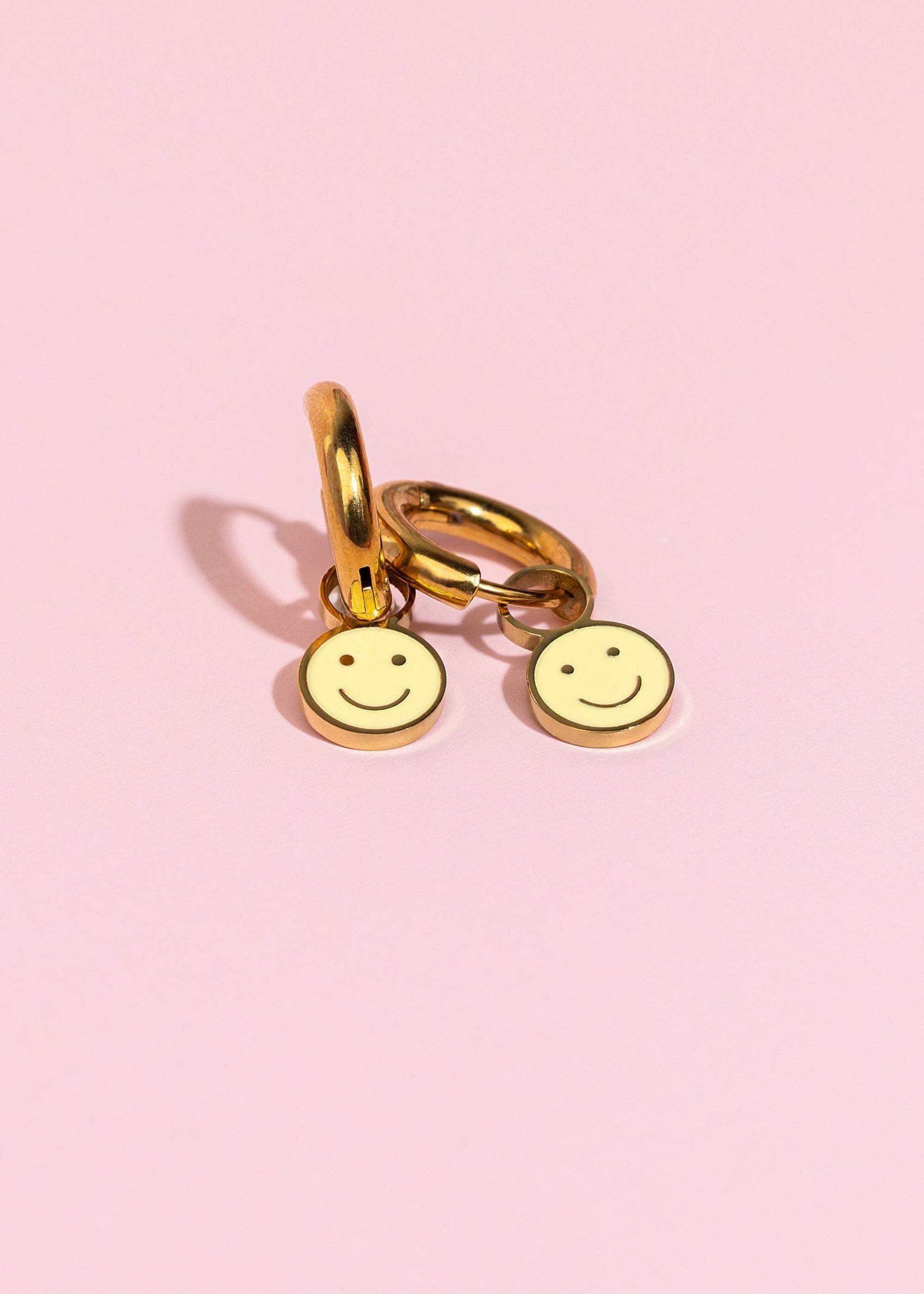 Yellow Smiley Charms