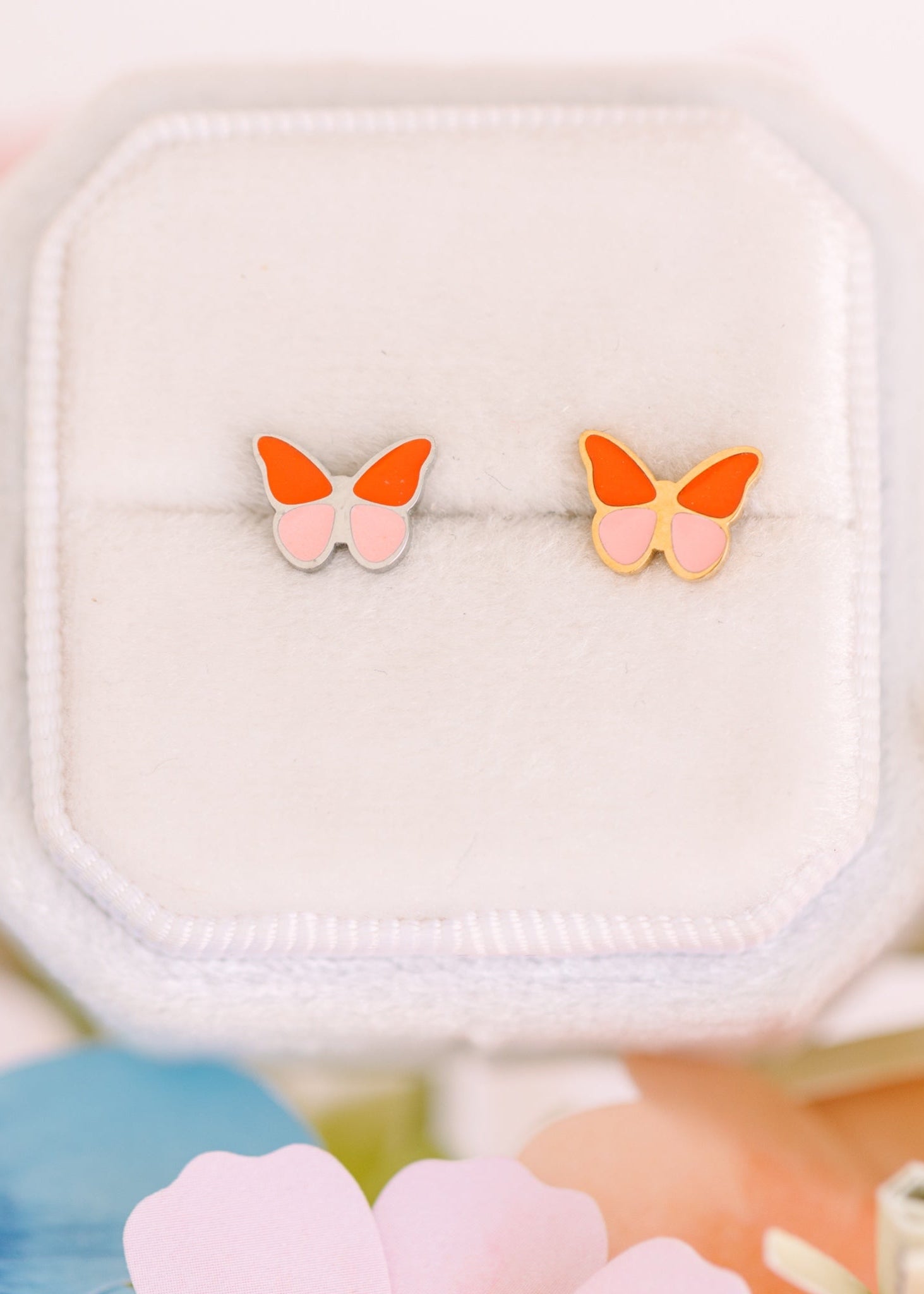 Silver Butterfly Colorblock