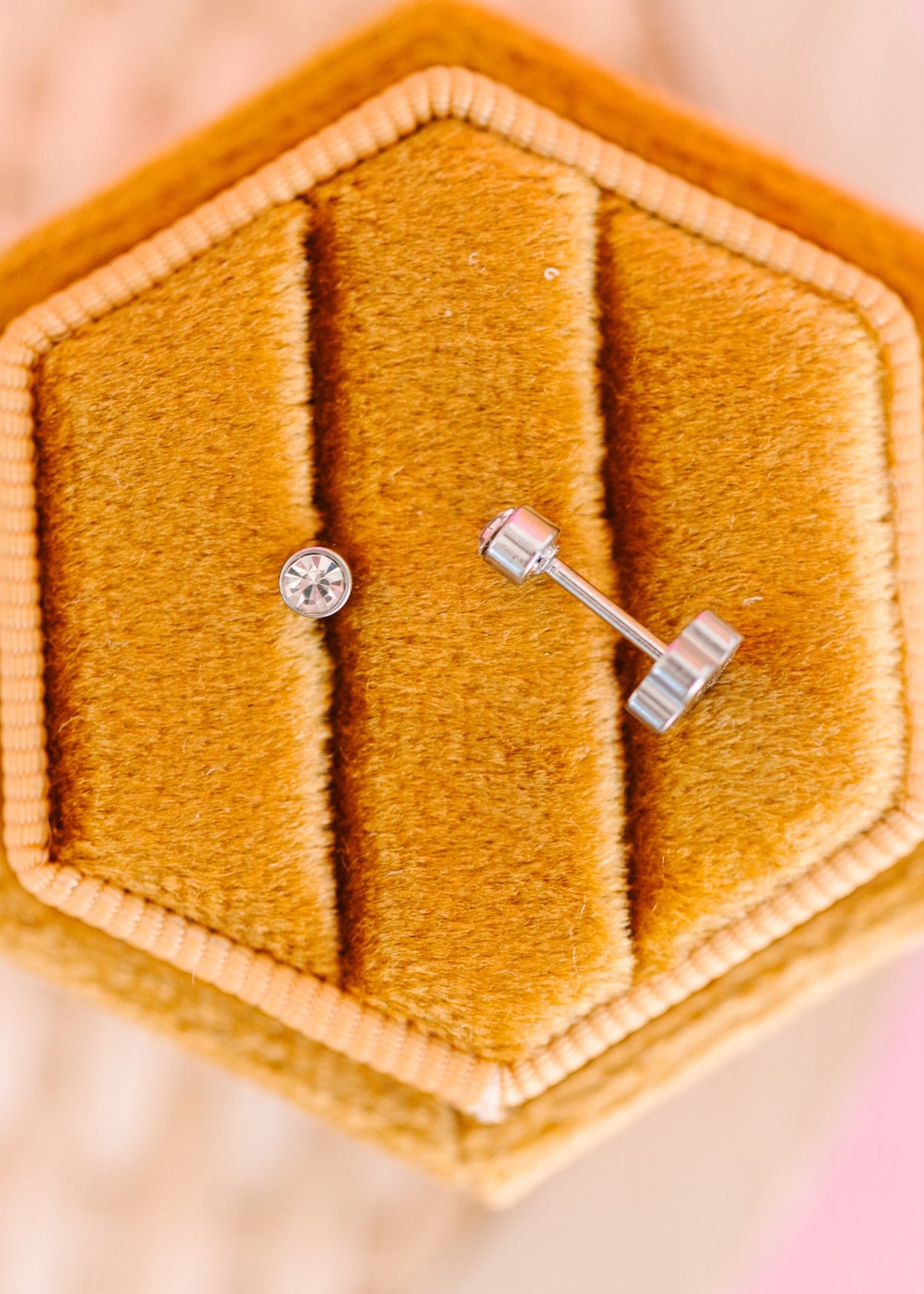 Tiny Silver Diamond