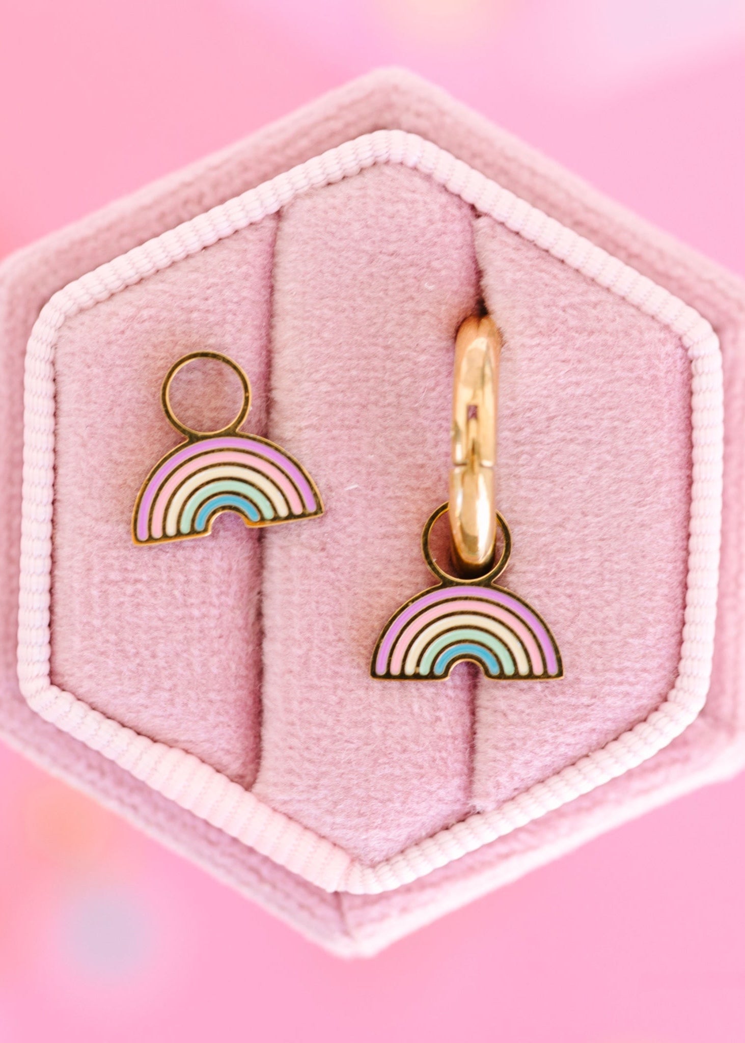 Pastel Rainbow Charms