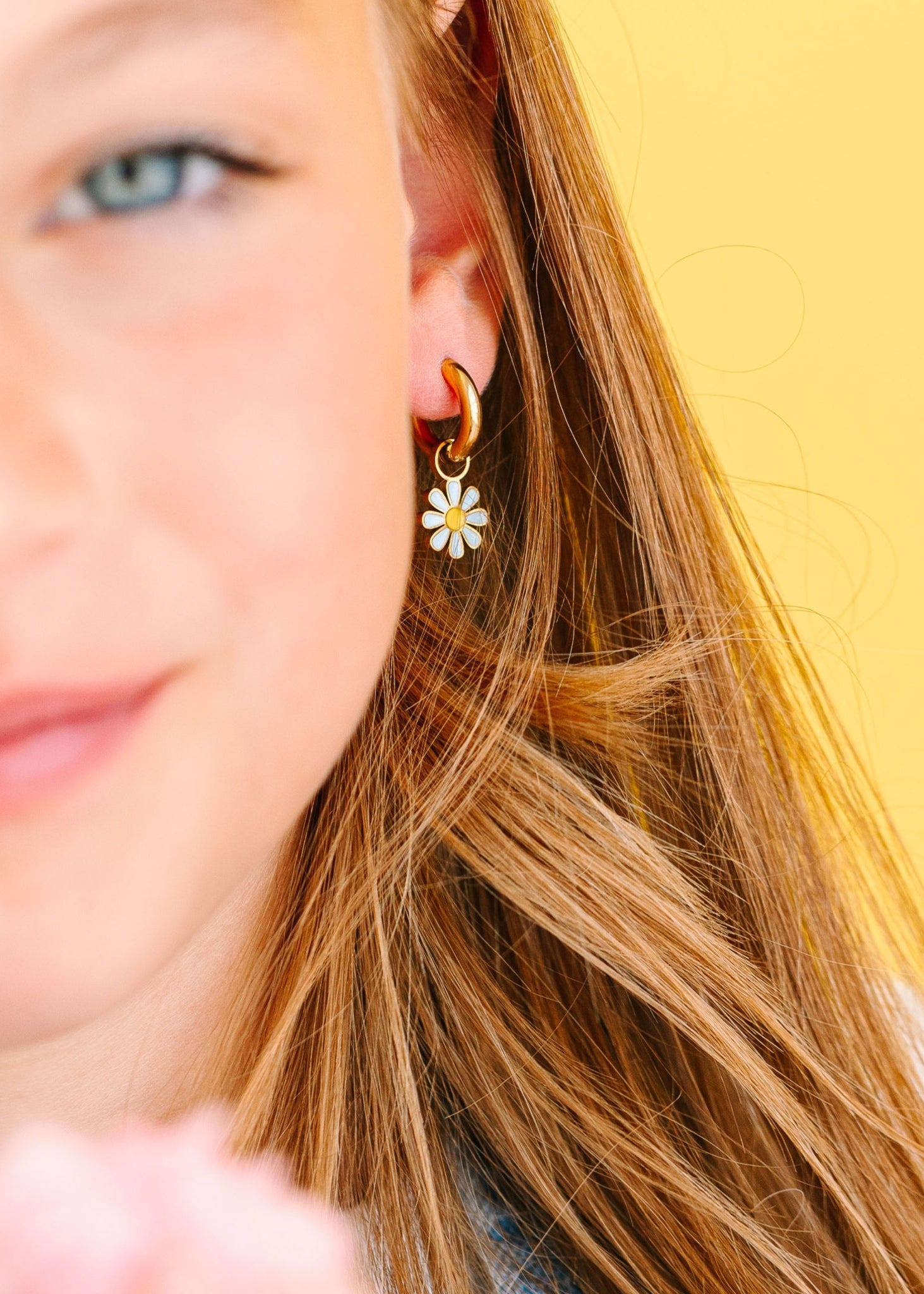 Baby Blue Daisy Charms