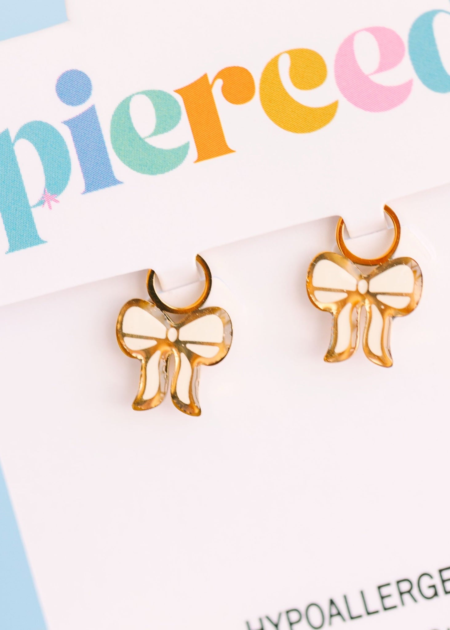 Cream Bow Charms