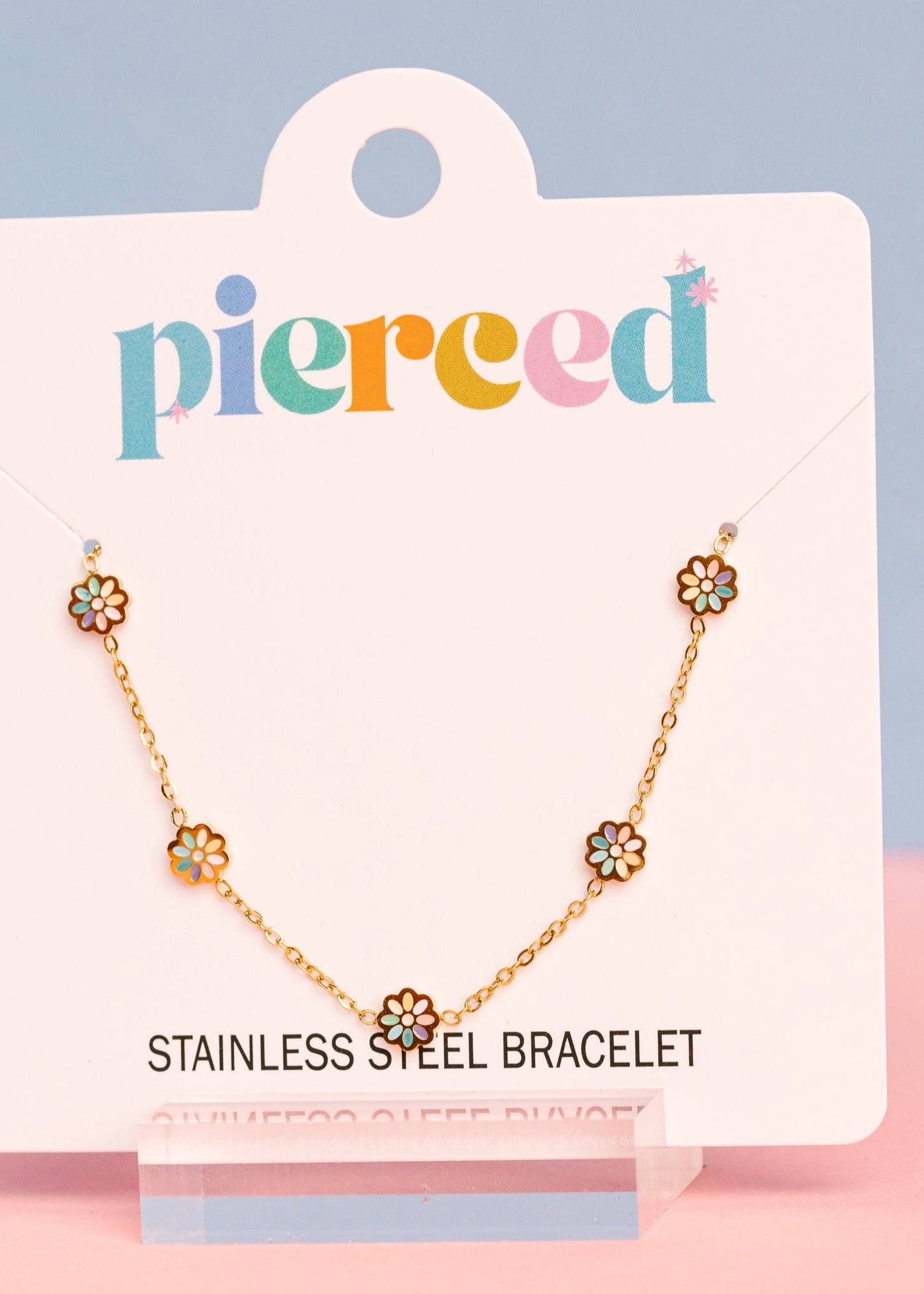 Rainbow Daisy Bracelet