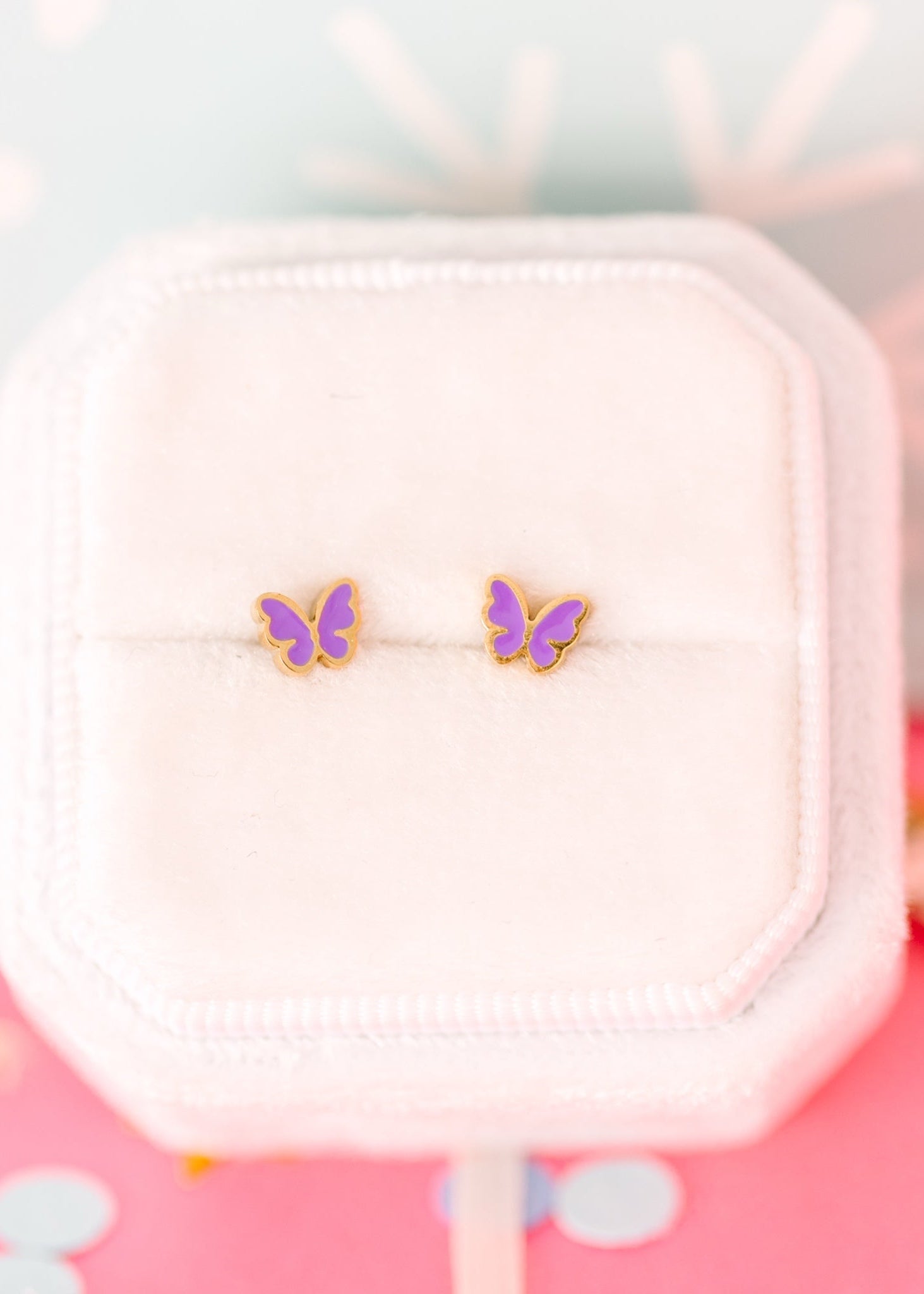 Tiny Purple Butterfly