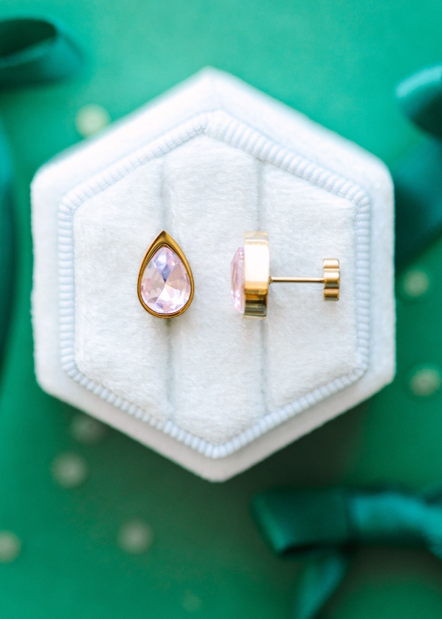 Pink Teardrop Gem