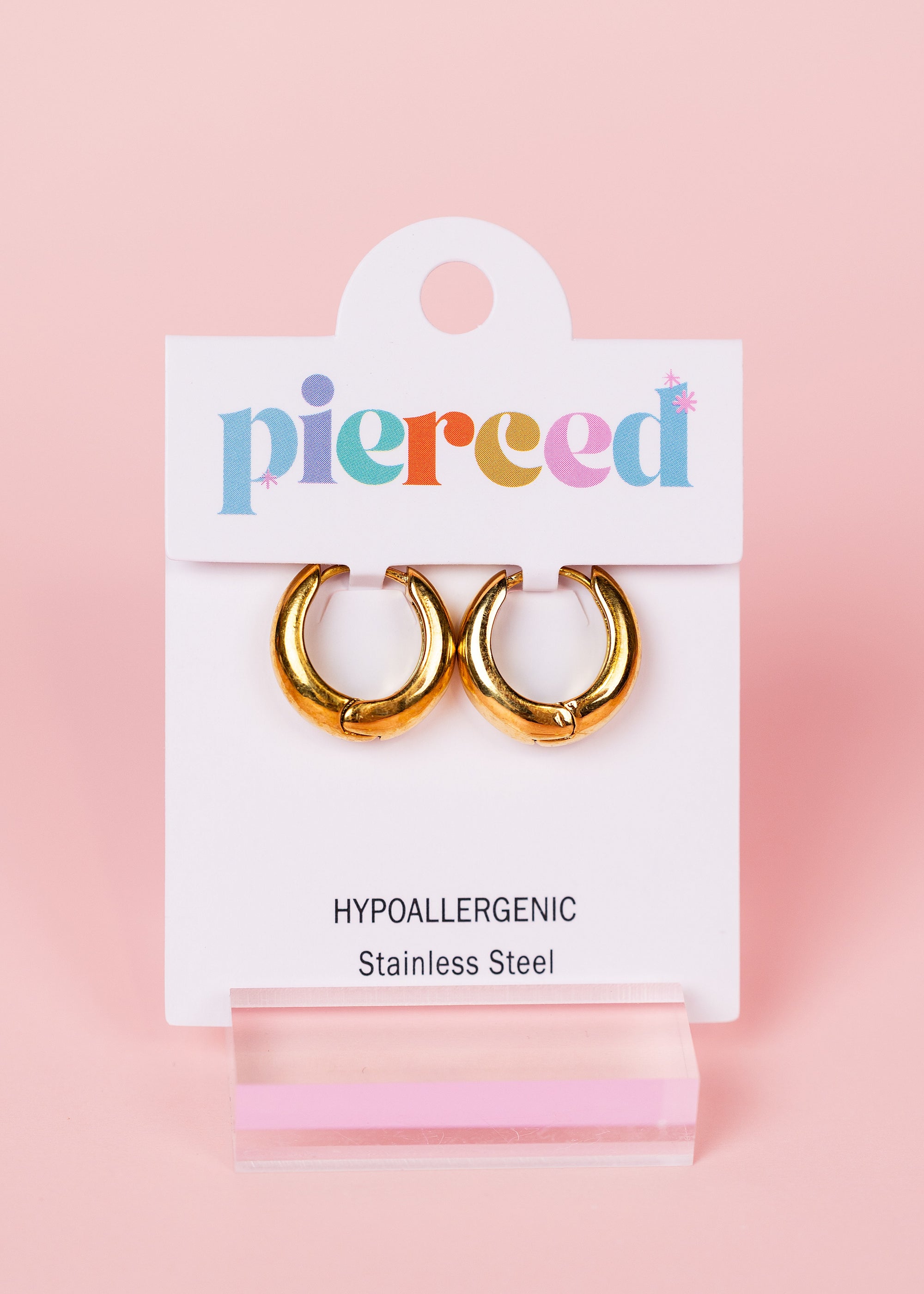 Large Teardrop Huggies