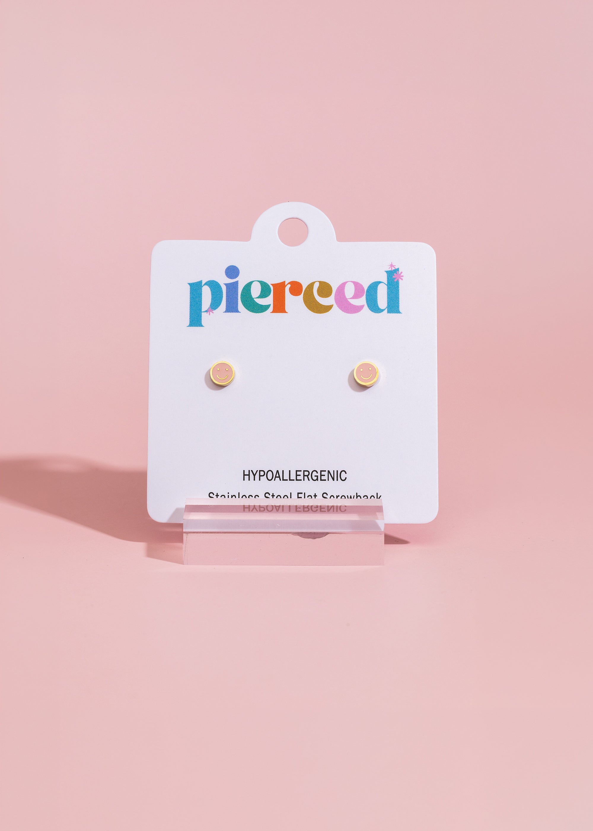 Tiny Pink Smiley