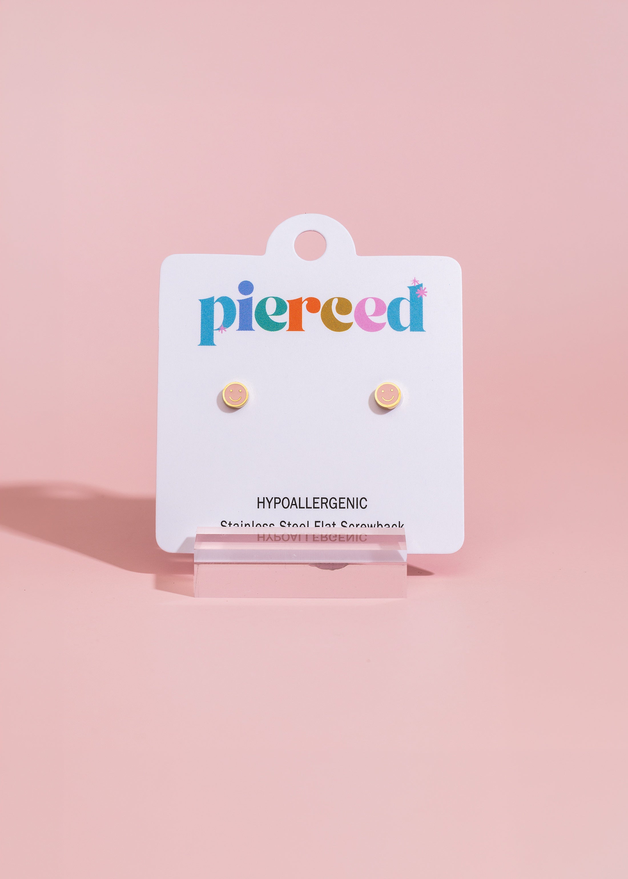 Tiny Pink Smiley
