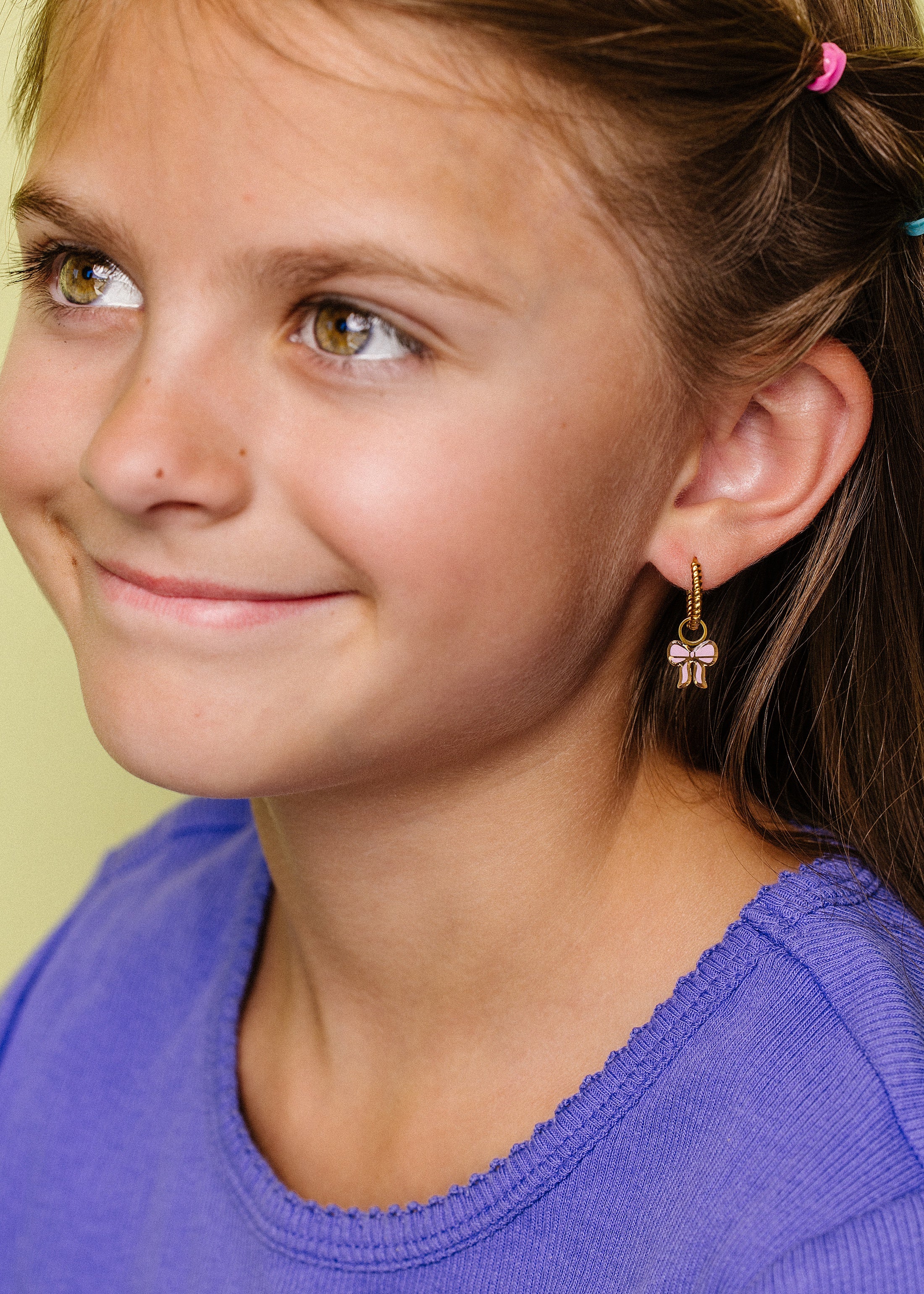 Pink Bow Charms