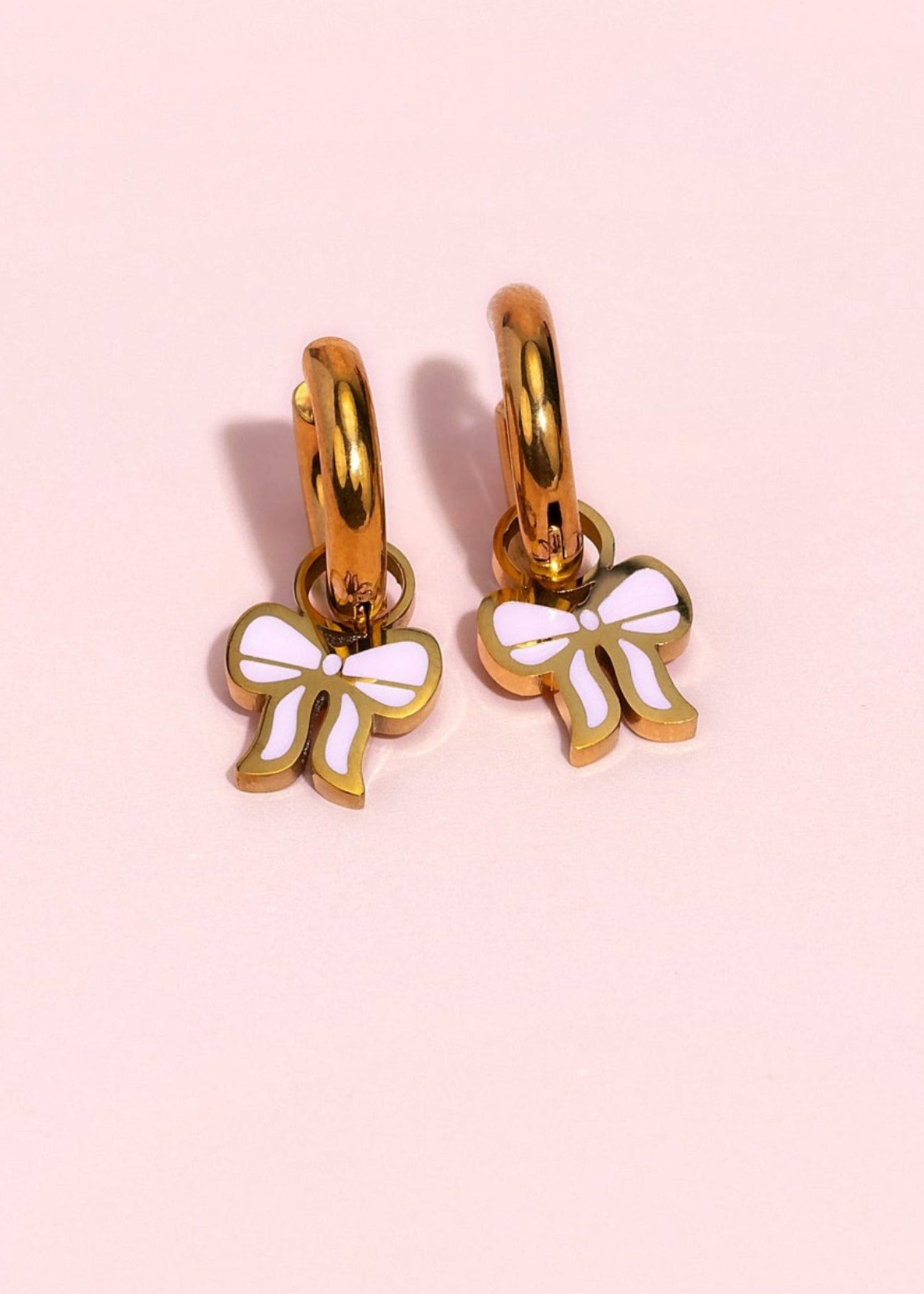 Pink Bow Charms