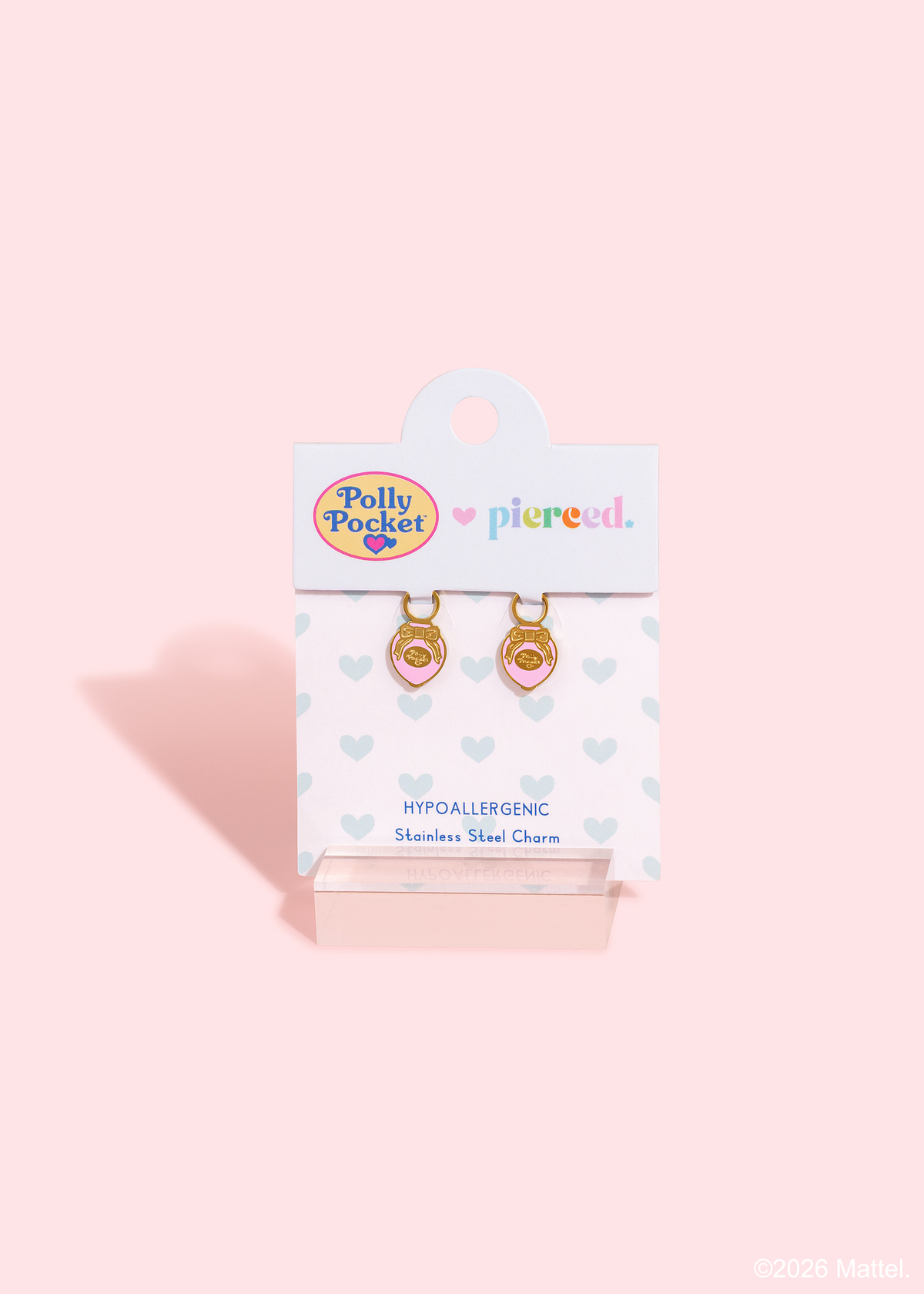 Pink Polly Pocket™ Case Charms