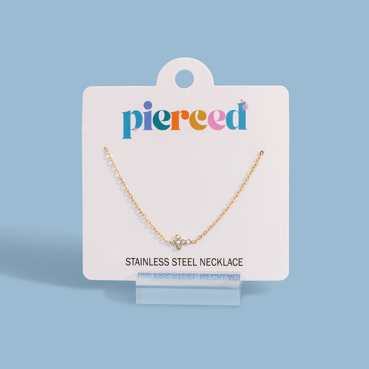 CZ Cross Necklace