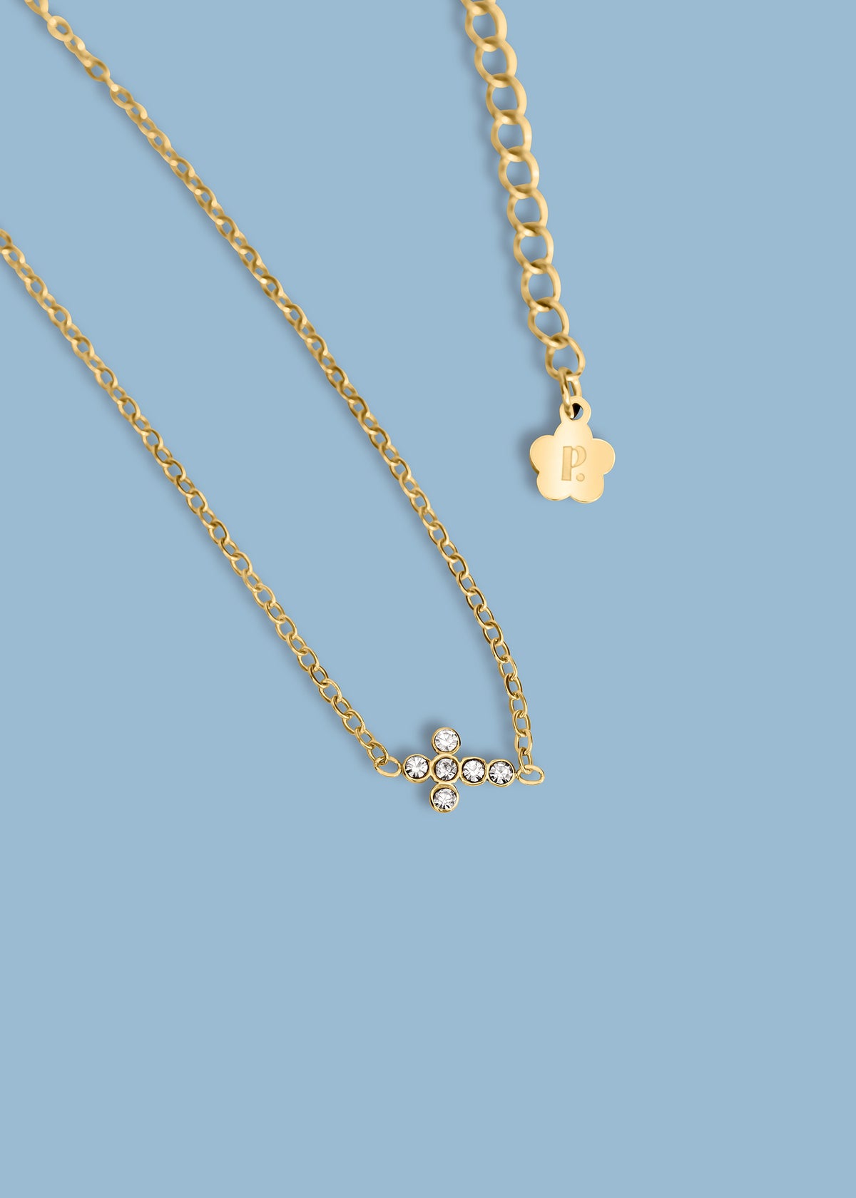 CZ Cross Necklace