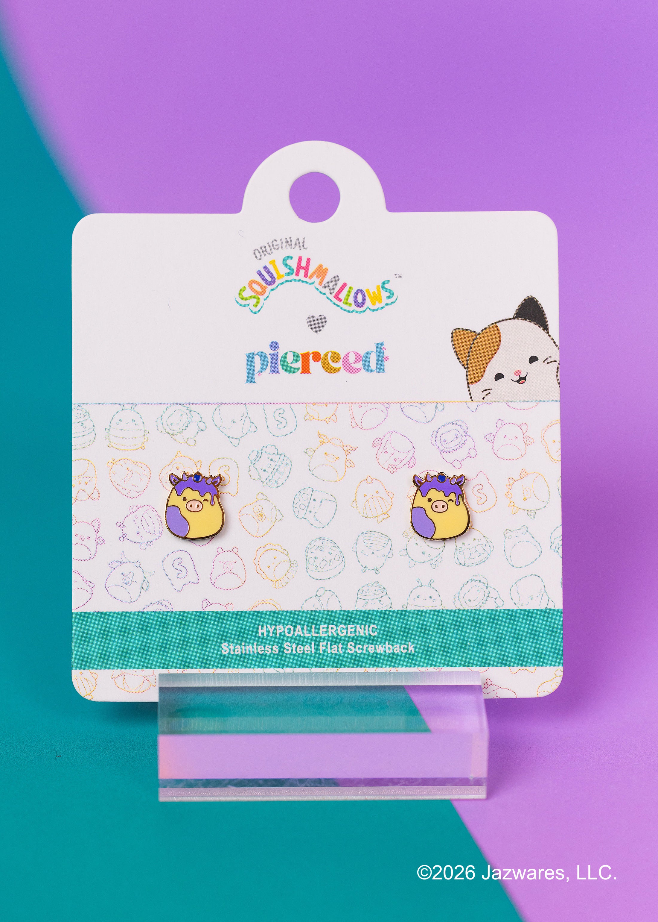 Squishmallows™ Benito Screwbacks