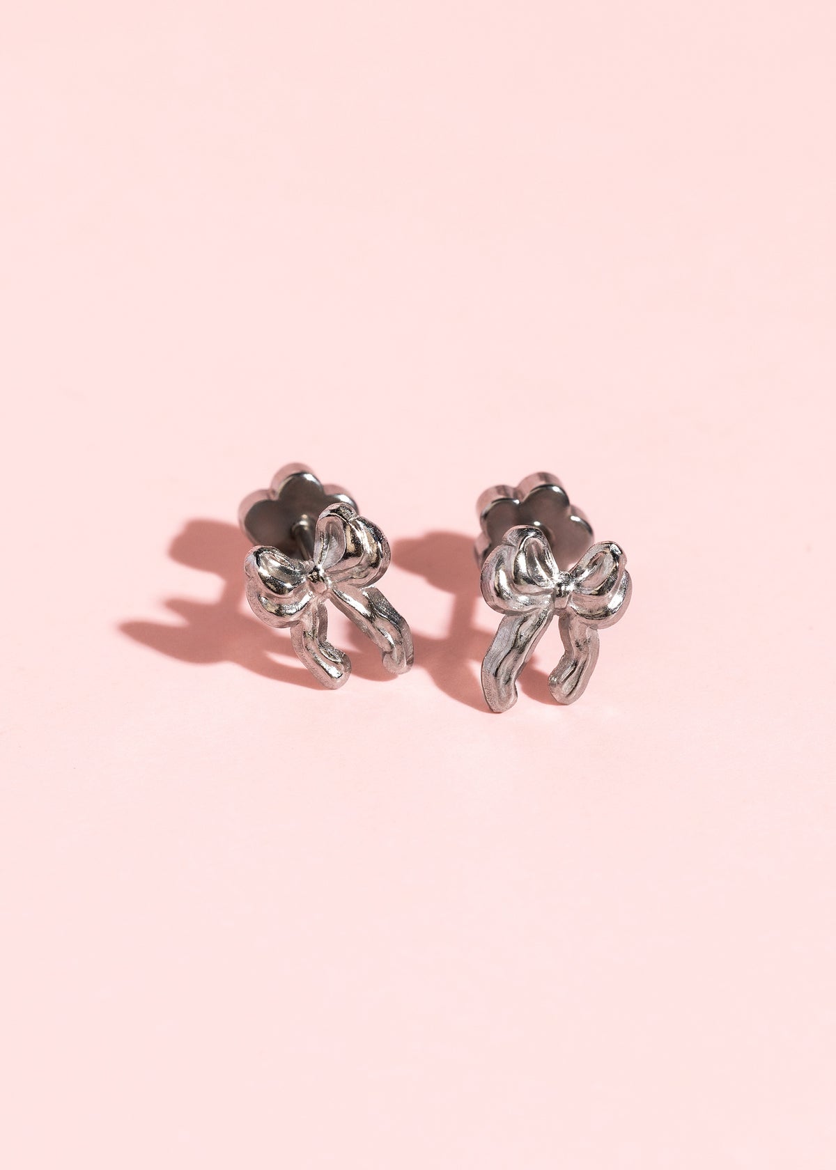 Tiny Classic Silver Bow