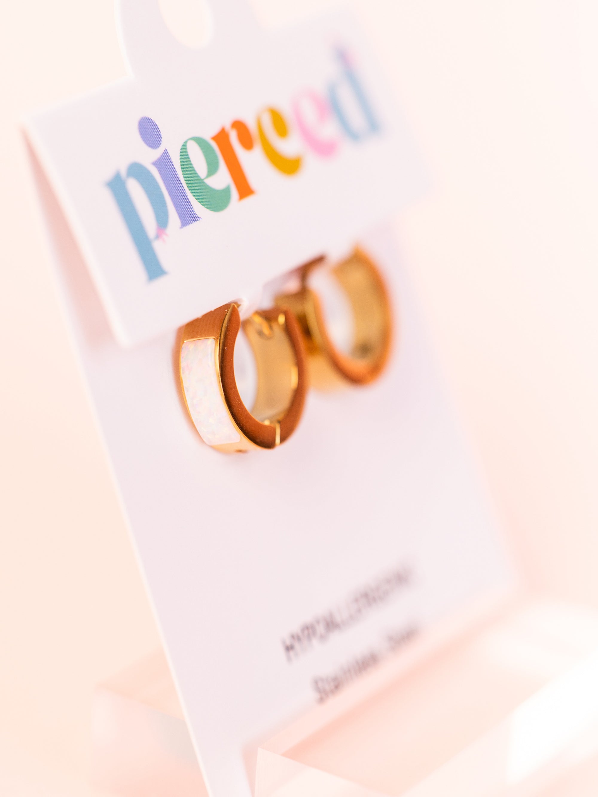 White Opal Huggies