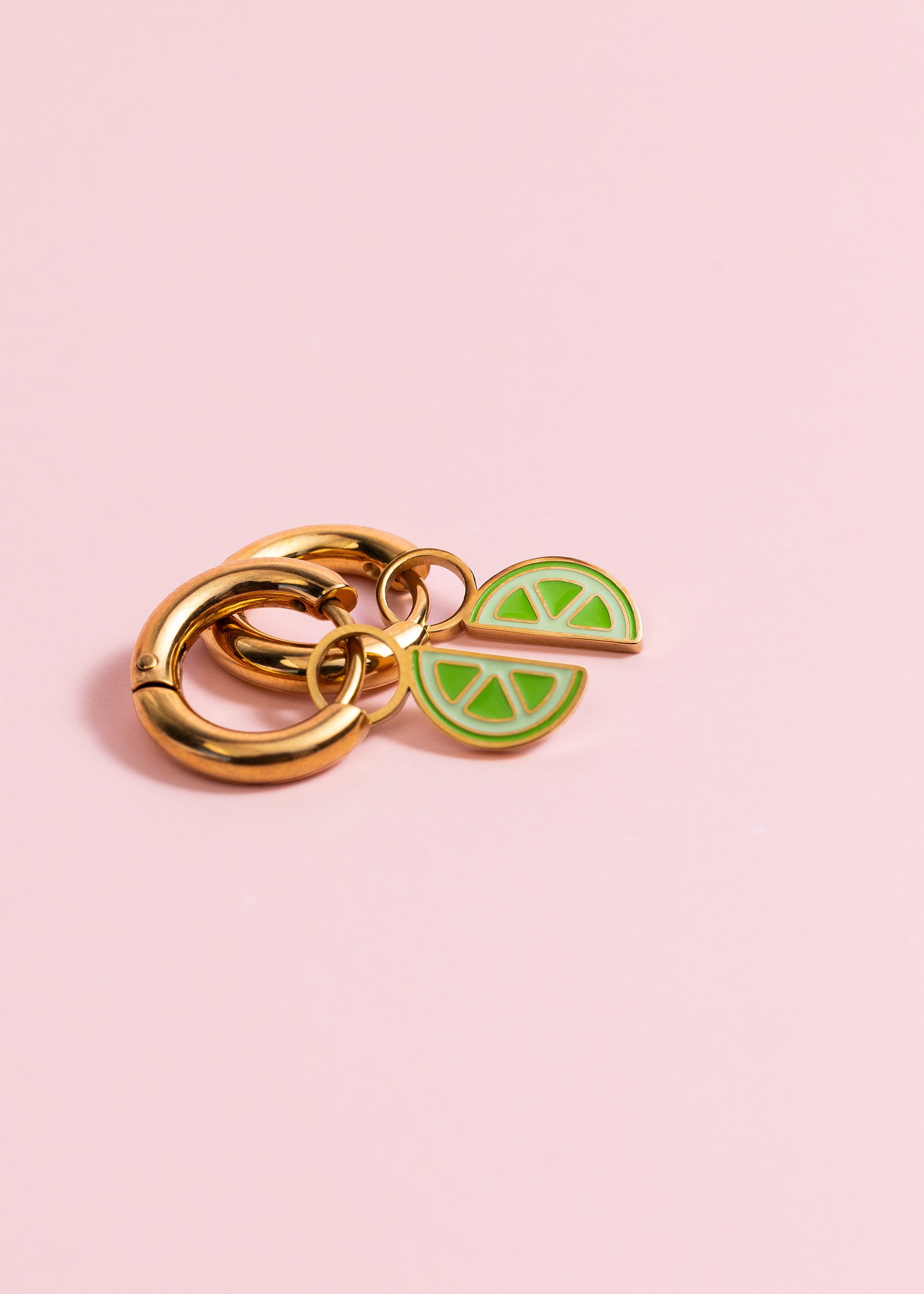 Lime Slice Charm
