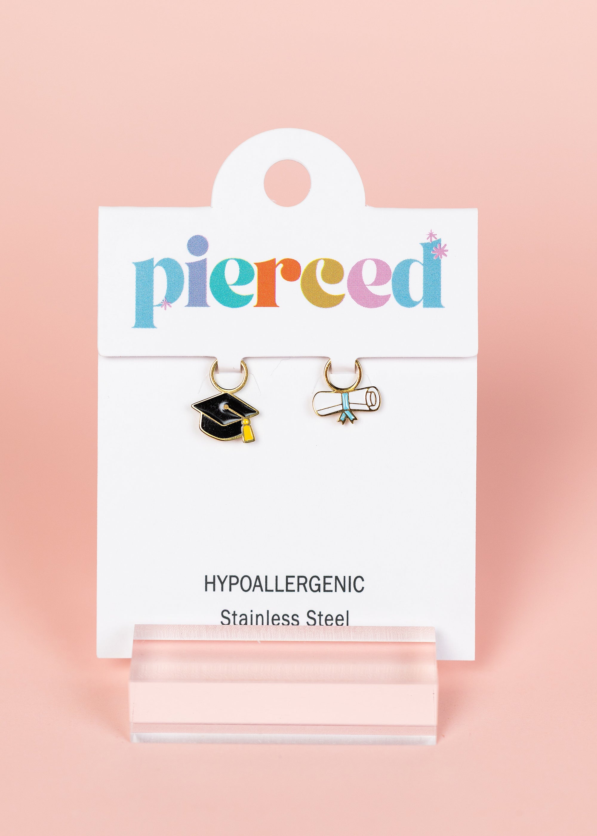 Graduation Cap and Diploma Charm