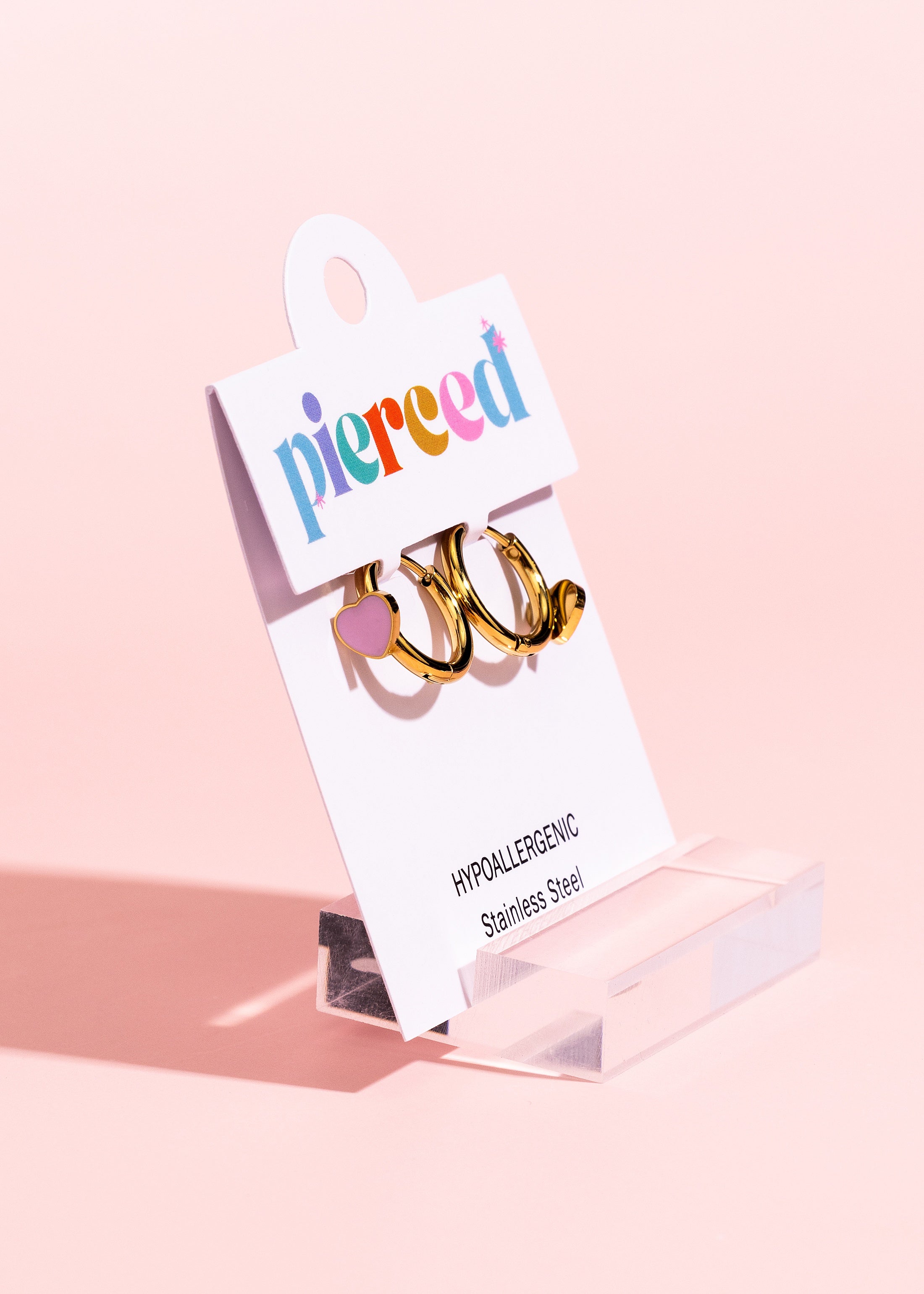 Pink Heart Huggies
