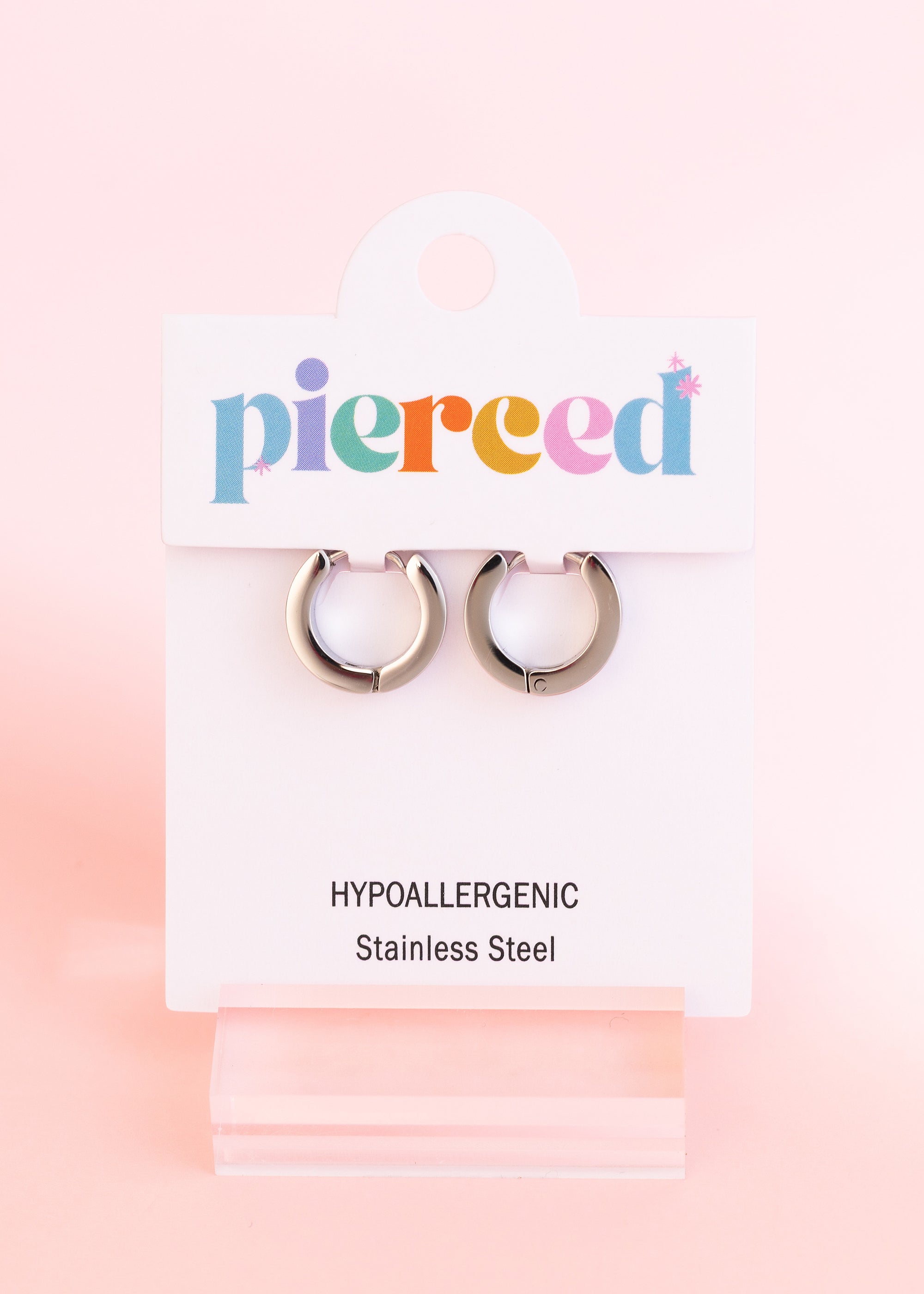 Silver Light Blue Checkered Huggies