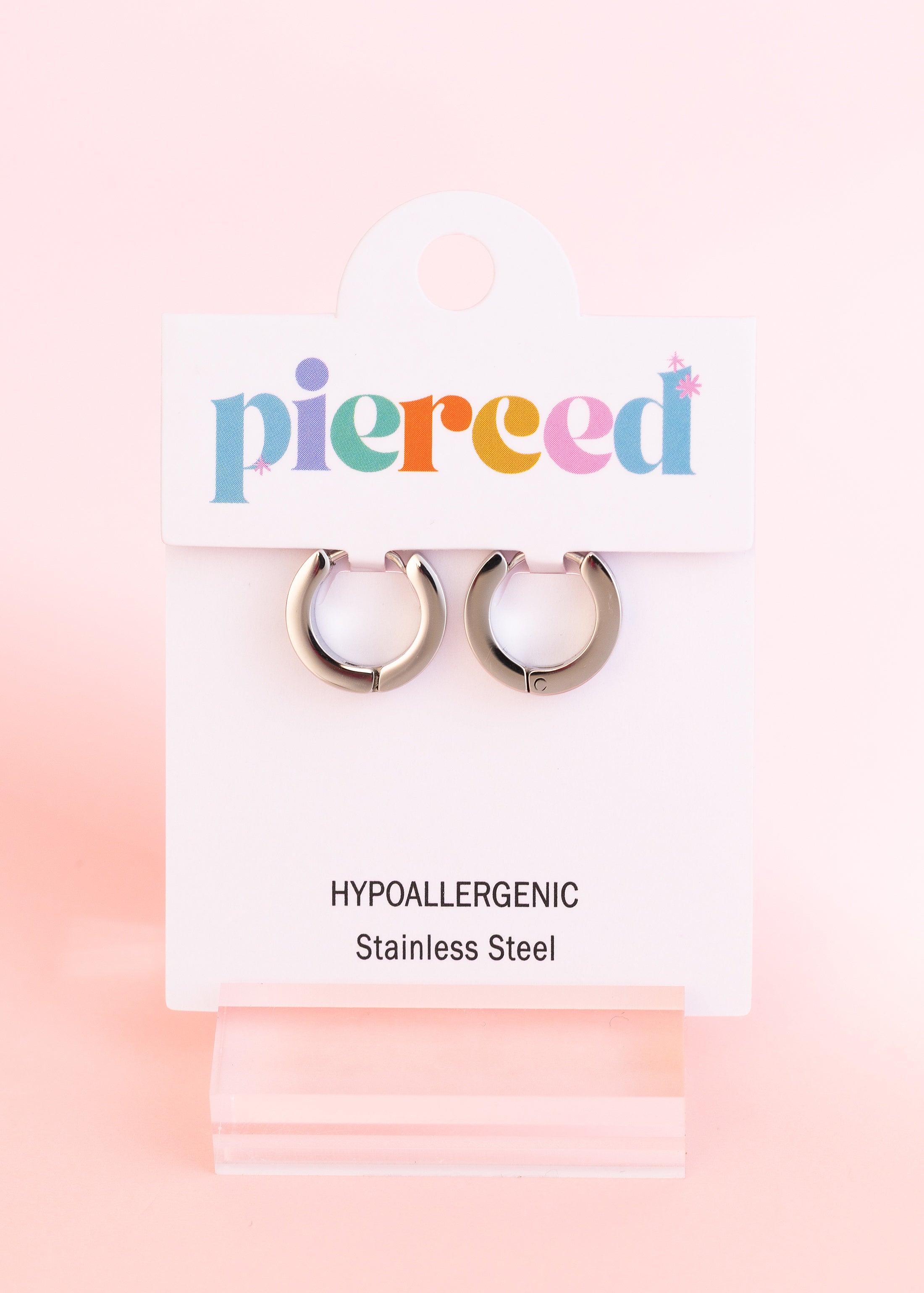 Silver Light Blue Checkered Huggies