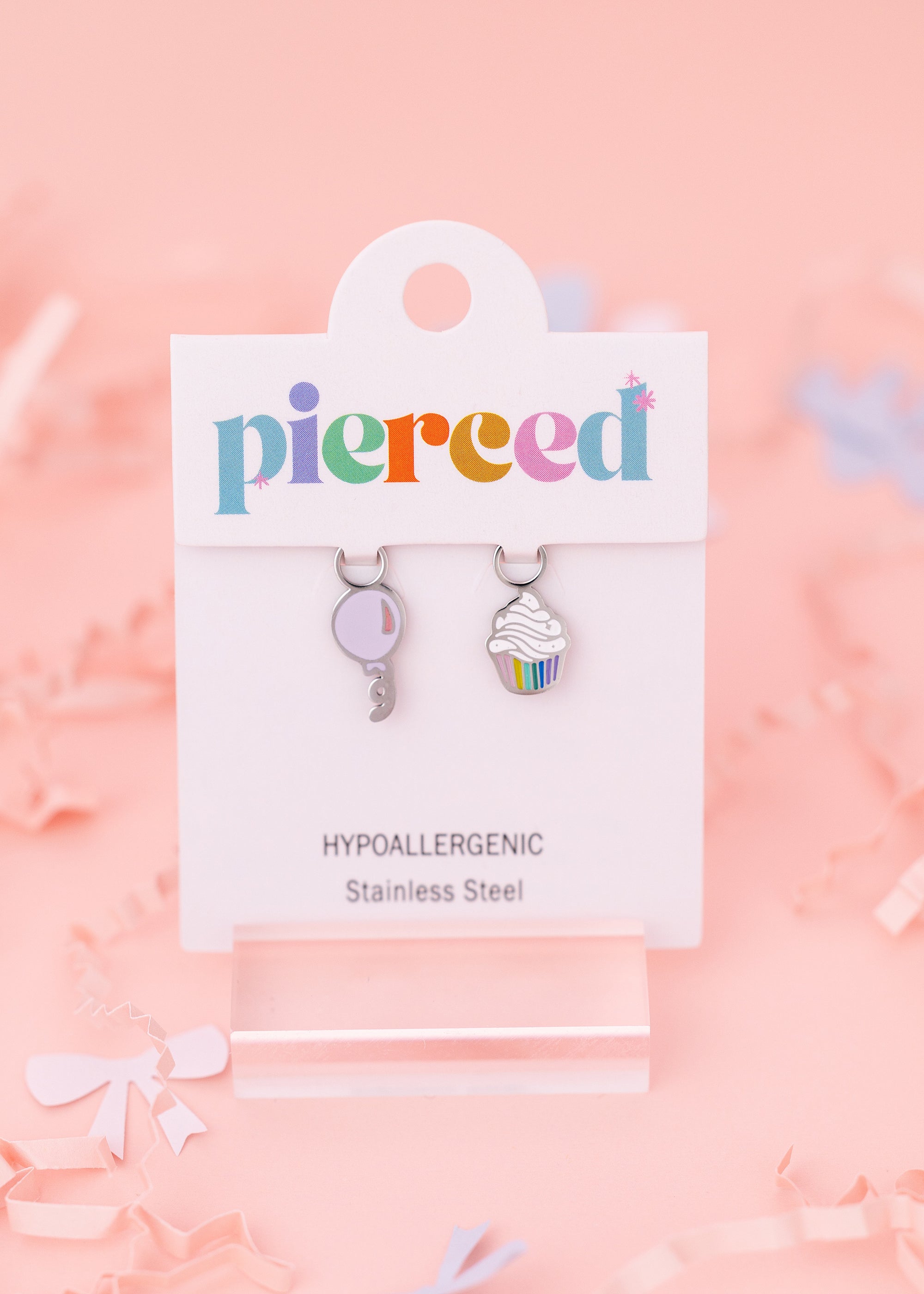 Silver Birthday Party Charms
