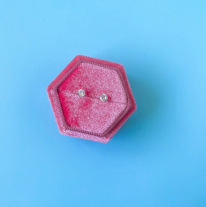 April Birthstone (Diamond) - Pierced Co