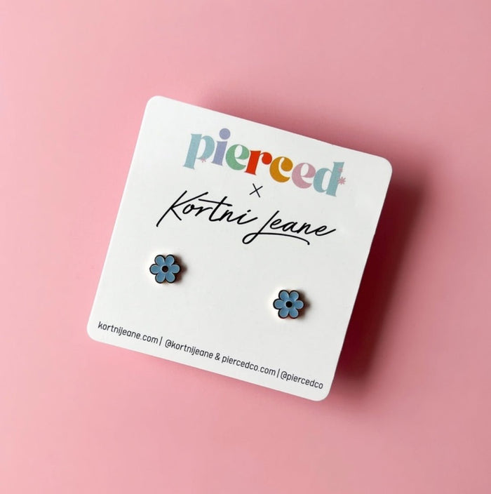 Blue Flower - Pierced Co