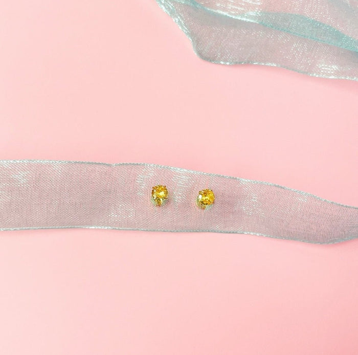 November Birthstone (Topaz) - Pierced Co