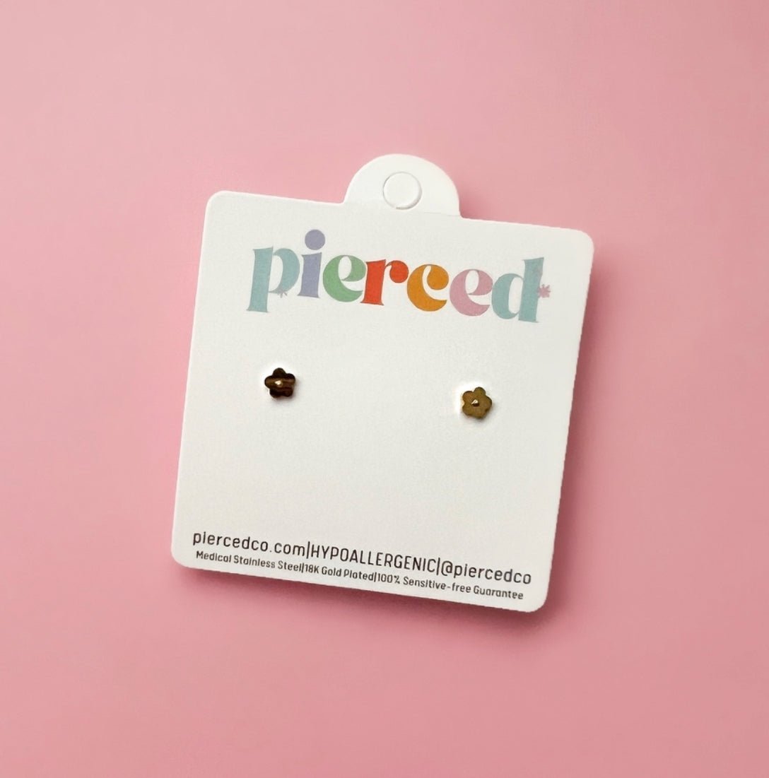 Tiny Classic Flower - Pierced Co