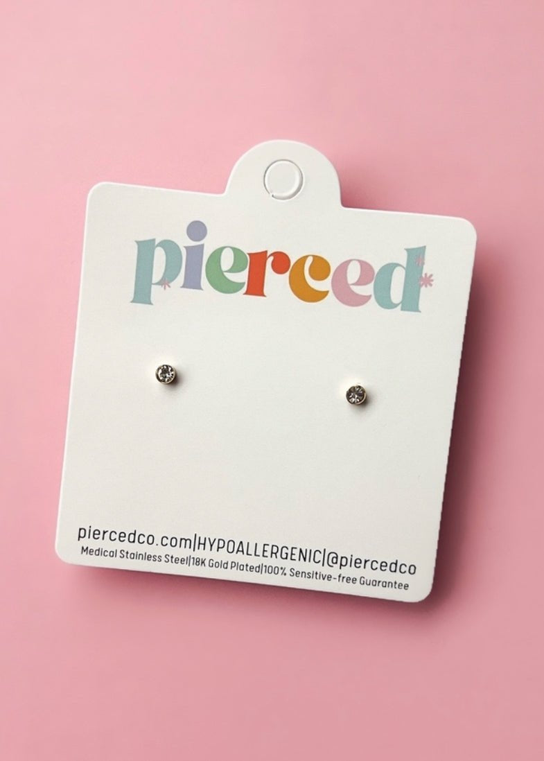 Tiny Diamond - Pierced Co